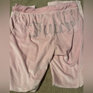 Juicy Couture sweatpants (velvet & light pink) size M